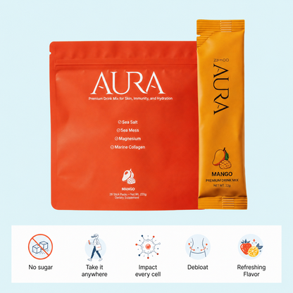 Ocean Aura / Sea moss, marine collagen and ocean mineral powder