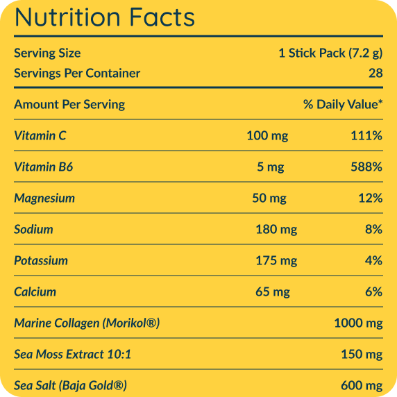 Ocean Aura / Sea moss, marine collagen and ocean mineral powder