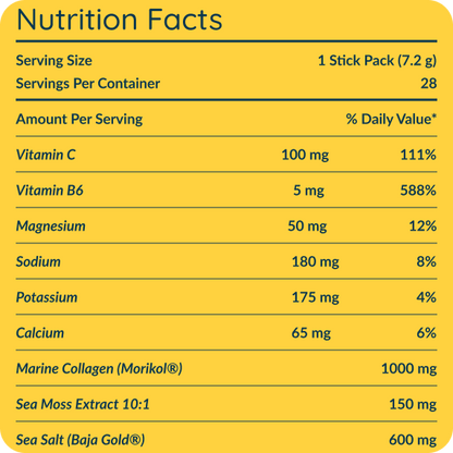 Ocean Aura / Sea moss, marine collagen and ocean mineral powder